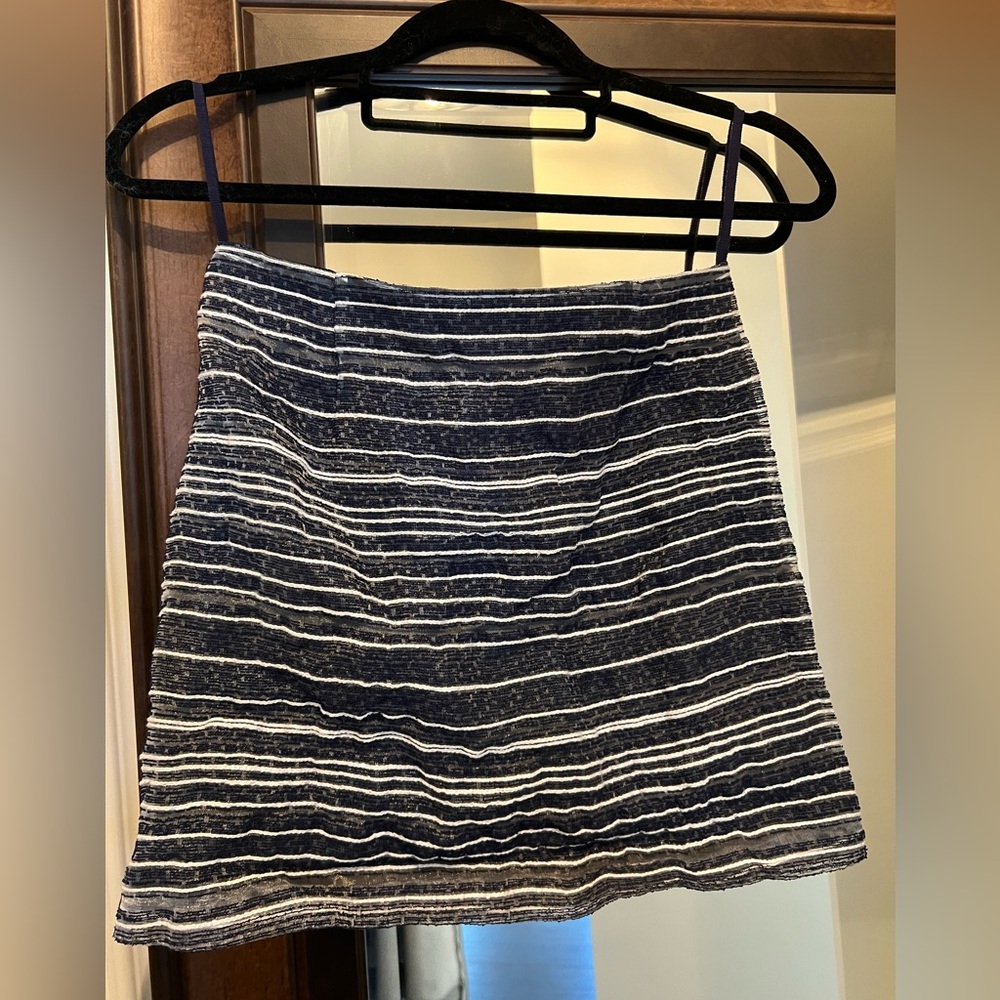 Armani Exchange Navy Blue Mini Skirt Size 2